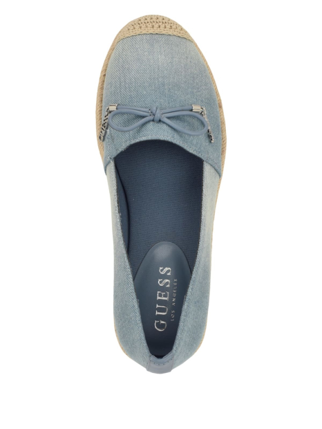 Женские эспадрильи без застежек Guess с бантиком 38 (7,5 US) 24,5 см Голубой 1159836394