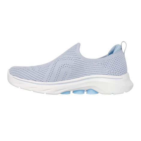 Женские слипоны GO WALK 7 Amina Skechers 37,5 (7,5 US) 25 см Голубой 1159837149