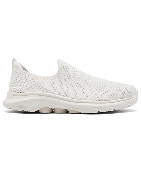 Женские слипоны GO WALK 7 Amina Skechers 37,5 (7,5 US) 24,5 см Молочный 1159837269