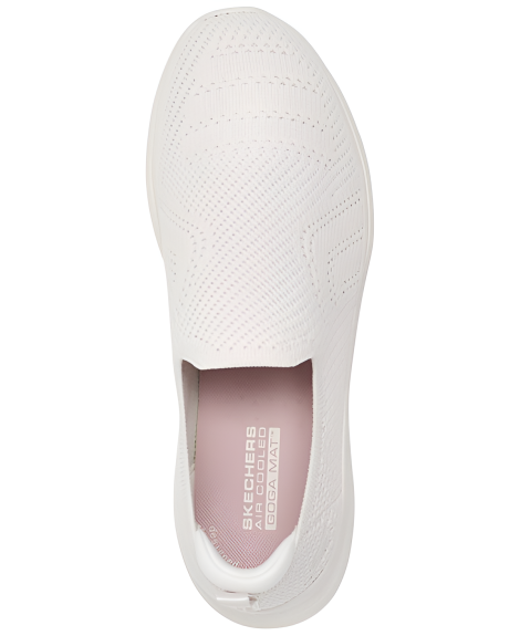 Женские слипоны GO WALK 7 Amina Skechers 37,5 (7,5 US) 24,5 см Молочный 1159837269