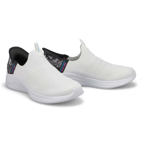 Женские слипоны Slip-Ins Ultra Flex 3.0 Skechers 39,5 (9,5 US) 26,5 см Белый 1159837521