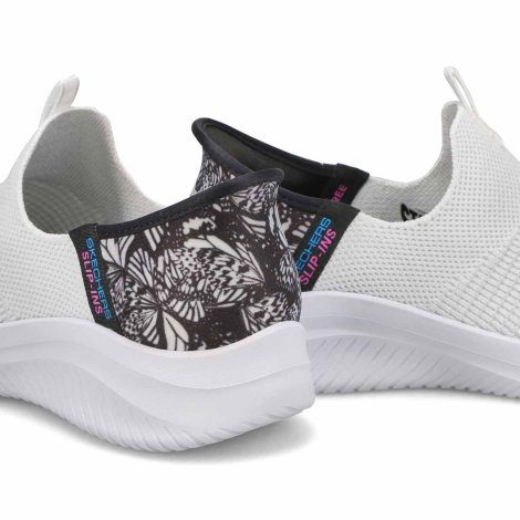 Женские слипоны Slip-Ins Ultra Flex 3.0 Skechers 39,5 (9,5 US) 26,5 см Белый 1159837521