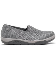 Женские мокасины Skechers слипоны 1159813355 (Серый, 36,5)