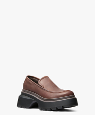 Женские кожаные лоферы Shiloh Michael Kors 40 (9 US) 26 см Коричневый 1159835554