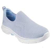 Женские слипоны GO WALK 7 Amina Skechers 37,5 (7,5 US) 25 см Голубой 1159837149