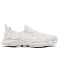 Женские слипоны GO WALK 7 Amina Skechers 37,5 (7,5 US) 24,5 см Молочный 1159837269