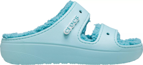 Классические сандалии Crocs с мехом 1159778631 (Голубой, 39-40)