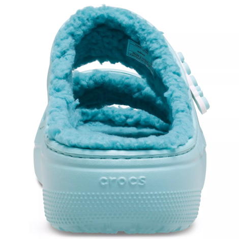 Классические сандалии Crocs с мехом 1159778631 (Голубой, 39-40)