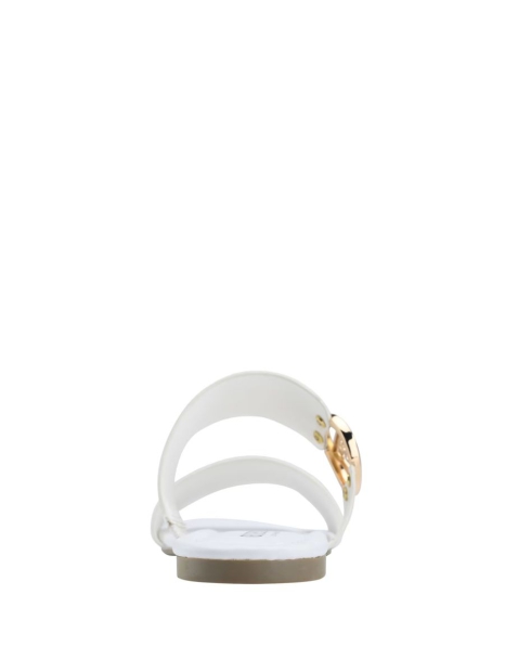 Изящные женские сандалии GUESS с логотипом 1159804471 (Белый, 36,5)