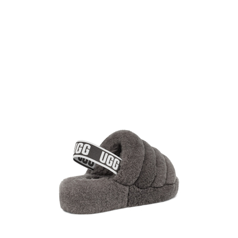 Сандалии UGG мягкие тапки с мехом 1159788382 (Серый, 39)