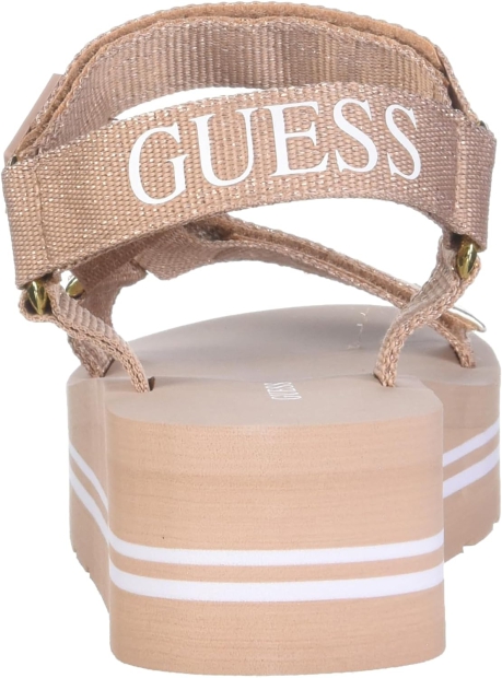 Стильные женские сандалии GUESS с логотипом 38 (7,5 US) 25 Бежевый 1159814617