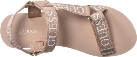 Стильные женские сандалии GUESS с логотипом 38 (7,5 US) 25 Бежевый 1159814617