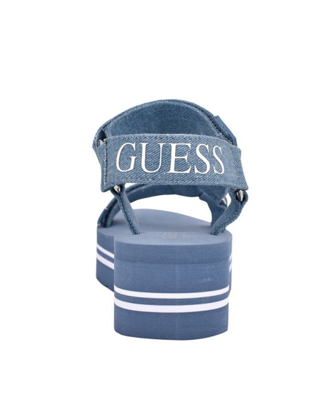 Стильные женские сандалии GUESS с логотипом 39,5 (9 US) 26,5 см Синий 1159816764