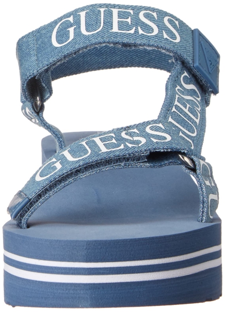 Стильные женские сандалии GUESS с логотипом 39,5 (9 US) 26,5 см Синий 1159816764