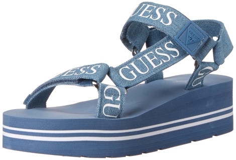 Стильные женские сандалии GUESS с логотипом 39,5 (9 US) 26,5 см Синий 1159816764