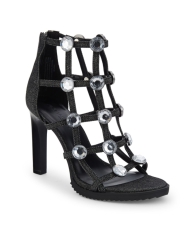 Женские сандалии Karl Lagerfeld Paris на каблуке 1159782169 (Черный, 38,5)
