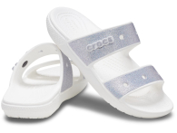 Классические блестящие сандалии Crocs 1159785554 (Белый, 37-38)