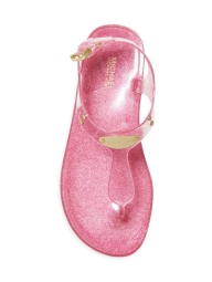 Изящные женские сандалии Jelly от Michael Kors вьетнамки с ремешком 1159798335 (Розовый, 36)