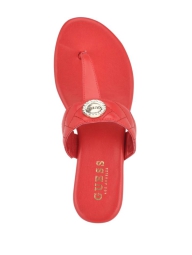 Изящные женские сандалии GUESS с логотипом 1159793206 (Красный, 39,5)