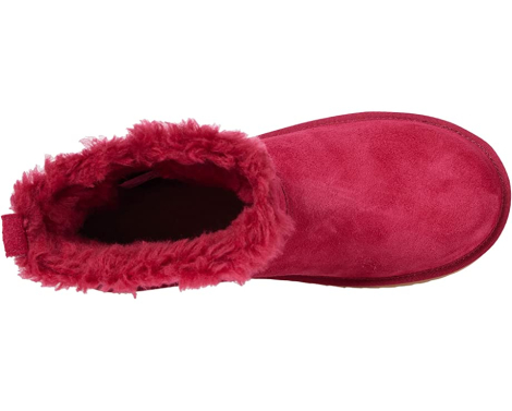 Жіночі чоботи Koolaburra by UGG Aribel Mini Berry з хутром оригінал 1159775234 (Рожевий, 38)