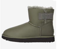 Жіночі чоботи UGG з хутром 1159768725 (Зелений, 39)