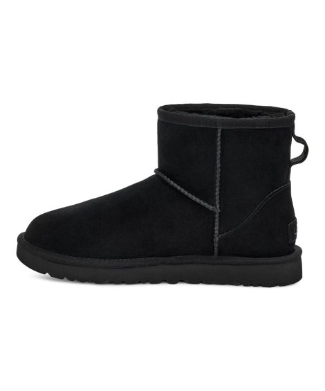 Женские угги UGG с мехом 1159784366 (Черный, 38)