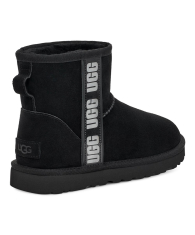 Женские угги UGG с мехом 1159784366 (Черный, 38)