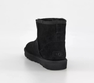 Женские угги UGG с мехом 1159784366 (Черный, 38)