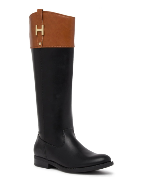Женские высокие сапоги Tommy Hilfiger на молнии 36 (6 US) 23 см Черный 1159833090