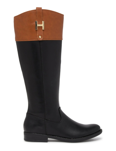 Женские высокие сапоги Tommy Hilfiger на молнии 36 (6 US) 23 см Черный 1159833090