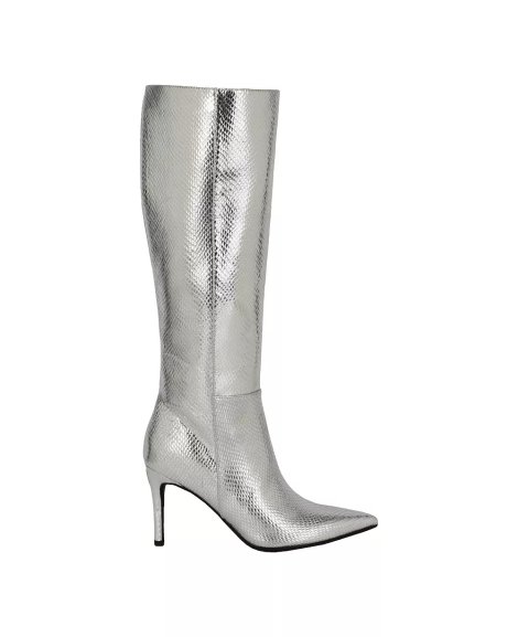 Жіночі чоботи Richee GUESS на шпильці 38,5 (8 US) 25 см Сріблястий 1159833750
