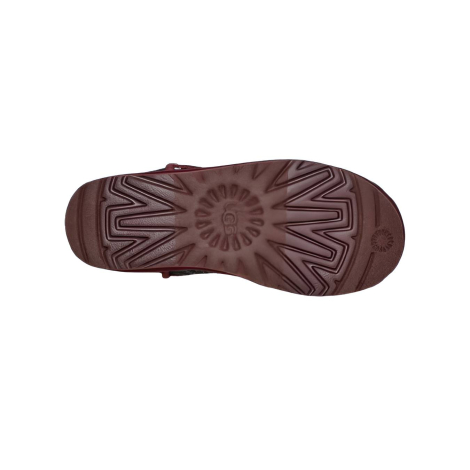 Жіночі укорочені уггі UGG з хутром 37 (6 US) 23,5 см Бордовий 1159833840