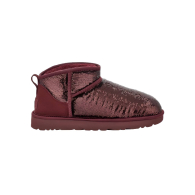 Жіночі укорочені уггі UGG з хутром 37 (6 US) 23,5 см Бордовий 1159833840