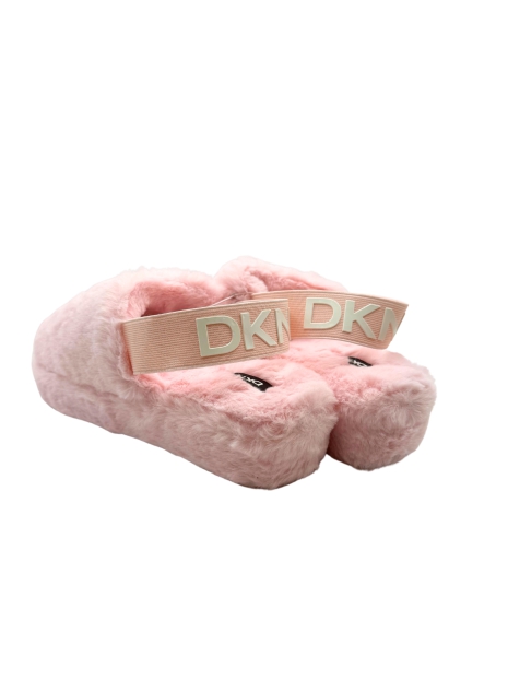 Женские шлепанцы с мехом DKNY 1159809452 (Розовый, 40)