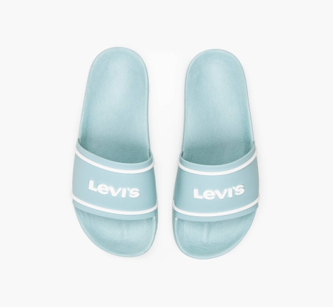 Шлепанцы женские Levi's легкие 1159812620 (Зеленый, 39)