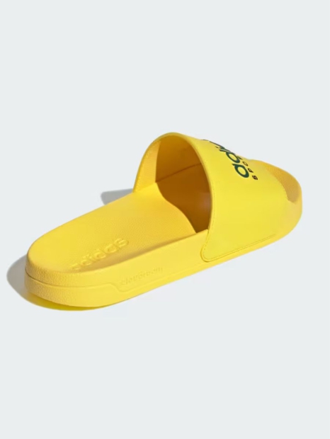 Шлепанцы Adilette Adidas с логотипом 42 (9 US) 26,5 см Желтый 1159821273