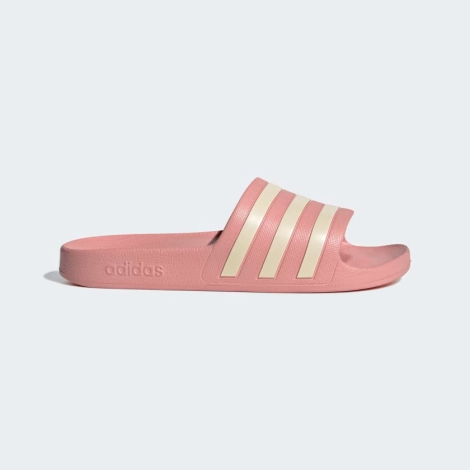 Легкие шлепанцы Adilette Aqua от Adidas с фирменными полосками 39 (7 US) 25 см Розовый 1159820835