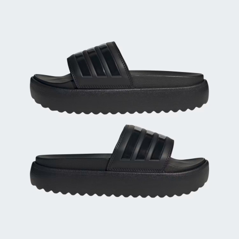 Шлепанцы Adilette Platform Adidas на платформе 39 (7 US) 26 см Черный 1159821756