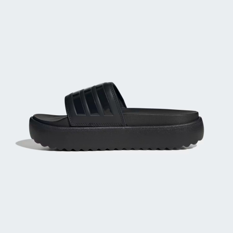 Шлепанцы Adilette Platform Adidas на платформе 39 (7 US) 26 см Черный 1159821756