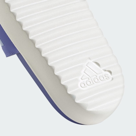 Шлепанцы Adilette Platform Adidas на платформе 40 1/2 (8 US) 26,5 см Синий 1159821714