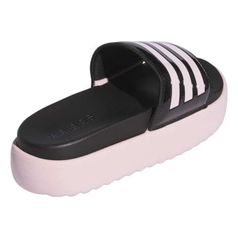 Шлепанцы Adilette Platform c Adidas на платформе 42 (9 US) 27,5 см Черный/Розовый 1159822908