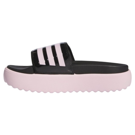 Шлепанцы Adilette Platform c Adidas на платформе 42 (9 US) 27,5 см Черный/Розовый 1159822908