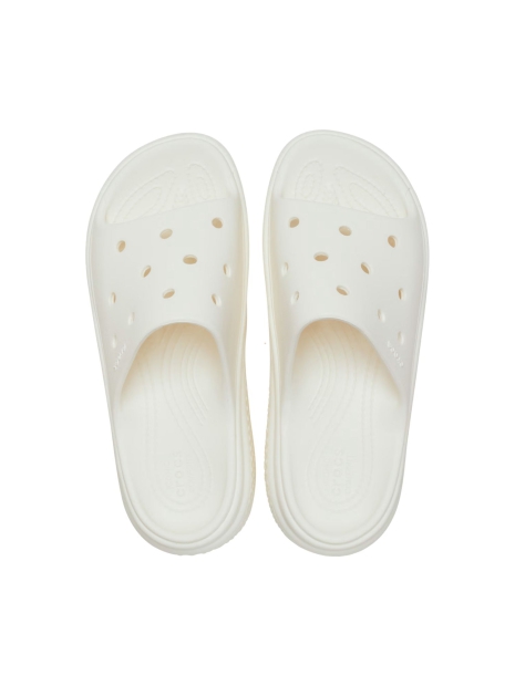 Женские шлепанцы Crocs Stomp Slide на платформе 37-38 (M5/w7 US) 25,5 см Белый 1159823136