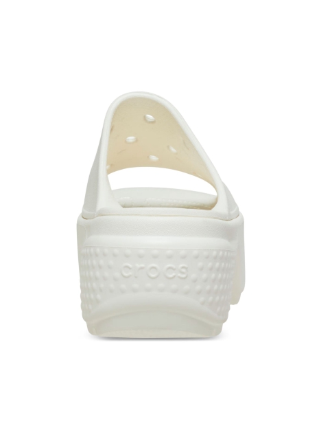 Женские шлепанцы Crocs Stomp Slide на платформе 37-38 (M5/w7 US) 25,5 см Белый 1159823136