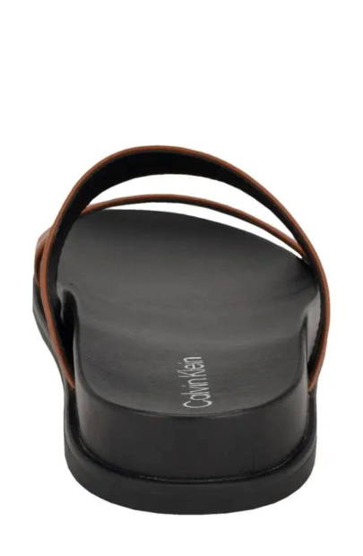 Жіночі шльопанці Calvin Klein з логотипом 37 (6,5 US) 24 см Коричневий 1159836059