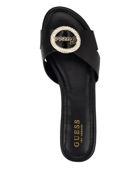 Женские шлепанцы Guess 37,5 (7 US) 24 см Черный 1159837135