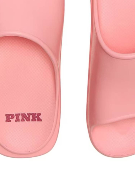 Женские шлепанцы Victorias Secret PINK на платформе 40-41 (9-10 US) 27,5 см Розовый 1159837184