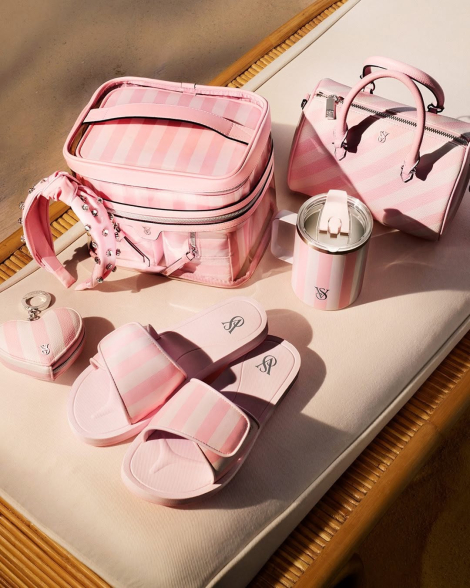 Жіночі шльопанці Victorias Secret 38 (7 US) 24,5 см Рожевий 1159837407