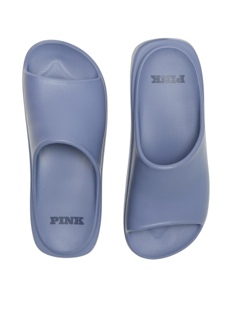 Женские шлепанцы Victorias Secret PINK на платформе 38-39 (7-8 US) 25,5 см Синий 1159837550