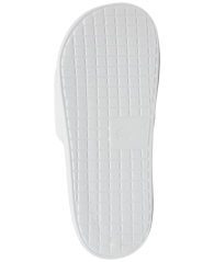 Шлепанцы женские Lacoste Croco с логотипом 1159806399 (Белый, 39,5)